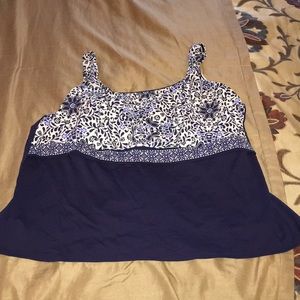 Lands End tankini top